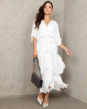 Load image into Gallery viewer, Romantic Silk Layers Italian Dress