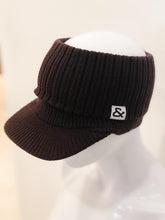 Load image into Gallery viewer, &#39;Peyton&#39; Brown Open Visor Beanie