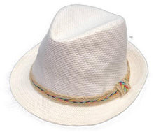 Load image into Gallery viewer, Colorful Trim Sun Fedora Hat