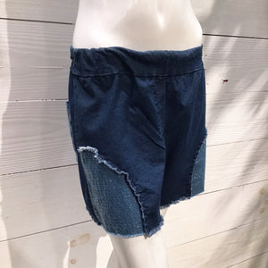 Sequin Denim Italian Shorts